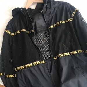 Black and Gold Windbreaker